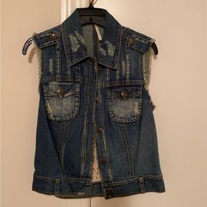 FREE PEOPLE JEAN VEST